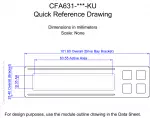 CFA631TMFKU Mechanical Drawing CFA631TMFKU Mechanical Drawing