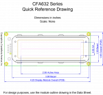 CFA632YDIKN Mechanical Drawing CFA632YDIKN Mechanical Drawing