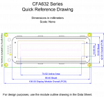 CFA632YDIKN Mechanical Drawing CFA632YDIKN Mechanical Drawing
