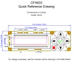 CFA633TFHKU Mechanical Drawing CFA633TFHKU Mechanical Drawing