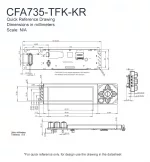 CFA735TFKKR Mechanical Drawing CFA735TFKKR Mechanical Drawing