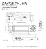CFA735TMLKR Mechanical Drawing CFA735TMLKR Mechanical Drawing