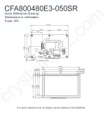 CFA800480E3050SR Mechanical Drawing CFA800480E3050SR Mechanical Drawing