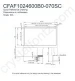 CFAF1024600B0070SC Mechanical Drawing CFAF1024600B0070SC Mechanical Drawing