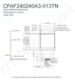 CFAF240240A3013TN Mechanical Drawing CFAF240240A3013TN Mechanical Drawing