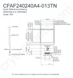 CFAF240240A4013TN Mechanical Drawing CFAF240240A4013TN Mechanical Drawing