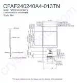CFAF240240A4013TN Mechanical Drawing CFAF240240A4013TN Mechanical Drawing