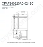 CFAF240320A0024SC Mechanical Drawing CFAF240320A0024SC Mechanical Drawing