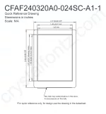 CFAF240320A0024SCA11 Mechanical Drawing CFAF240320A0024SCA11 Mechanical Drawing