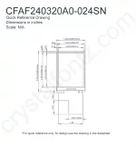 CFAF240320A0024SN Mechanical Drawing CFAF240320A0024SN Mechanical Drawing