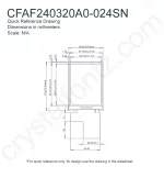 CFAF240320A0024SN Mechanical Drawing CFAF240320A0024SN Mechanical Drawing