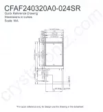 CFAF240320A0024SR Mechanical Drawing CFAF240320A0024SR Mechanical Drawing