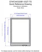 CFAF240320B1032TTS Mechanical Drawing CFAF240320B1032TTS Mechanical Drawing