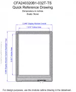 CFAF240320B1032TTS Mechanical Drawing CFAF240320B1032TTS Mechanical Drawing