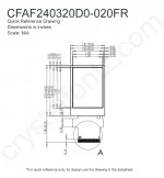 CFAF240320D0020FR Mechanical Drawing CFAF240320D0020FR Mechanical Drawing