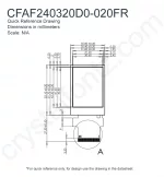 CFAF240320D0020FR Mechanical Drawing CFAF240320D0020FR Mechanical Drawing