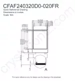 CFAF240320D0020FR Mechanical Drawing CFAF240320D0020FR Mechanical Drawing