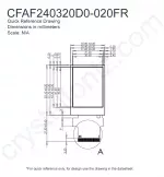 CFAF240320D0020FR Mechanical Drawing CFAF240320D0020FR Mechanical Drawing