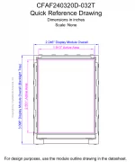 CFAF240320D032T Mechanical Drawing CFAF240320D032T Mechanical Drawing