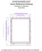 CFAF240320D032T Mechanical Drawing CFAF240320D032T Mechanical Drawing