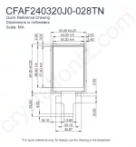 CFAF240320J0028TN Mechanical Drawing CFAF240320J0028TN Mechanical Drawing