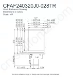 CFAF240320J0028TR Mechanical Drawing CFAF240320J0028TR Mechanical Drawing