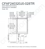 CFAF240320J0028TR Mechanical Drawing CFAF240320J0028TR Mechanical Drawing