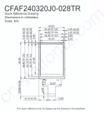CFAF240320J0028TR Mechanical Drawing CFAF240320J0028TR Mechanical Drawing