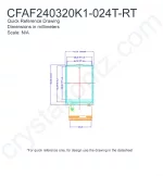 CFAF240320K1024TRT Mechanical Drawing CFAF240320K1024TRT Mechanical Drawing