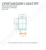 CFAF240320K1024TRT Mechanical Drawing CFAF240320K1024TRT Mechanical Drawing