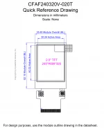 CFAF240320V020T Mechanical Drawing CFAF240320V020T Mechanical Drawing