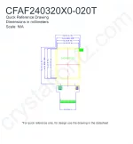 CFAF240320X0020T Mechanical Drawing CFAF240320X0020T Mechanical Drawing