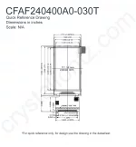 CFAF240400A0030T Mechanical Drawing CFAF240400A0030T Mechanical Drawing