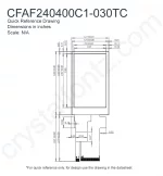 CFAF240400C1030TC Mechanical Drawing CFAF240400C1030TC Mechanical Drawing