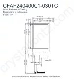 CFAF240400C1030TC Mechanical Drawing CFAF240400C1030TC Mechanical Drawing
