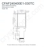 CFAF240400C1030TN Mechanical Drawing CFAF240400C1030TN Mechanical Drawing