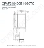 CFAF240400C1030TN Mechanical Drawing CFAF240400C1030TN Mechanical Drawing