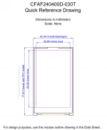 CFAF240400D030T Mechanical Drawing CFAF240400D030T Mechanical Drawing