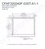 CFAF320240F035TA11 Mechanical Drawing CFAF320240F035TA11 Mechanical Drawing