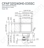 CFAF320240H0035SC Mechanical Drawing CFAF320240H0035SC Mechanical Drawing