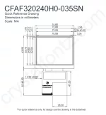CFAF320240H0035SN Mechanical Drawing CFAF320240H0035SN Mechanical Drawing