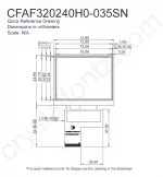 CFAF320240H0035SN Mechanical Drawing CFAF320240H0035SN Mechanical Drawing