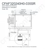 CFAF320240H0035SR Mechanical Drawing CFAF320240H0035SR Mechanical Drawing