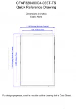 CFAF320480C4035TTS Mechanical Drawing CFAF320480C4035TTS Mechanical Drawing
