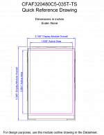 CFAF320480C5035TTS Mechanical Drawing CFAF320480C5035TTS Mechanical Drawing
