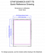 CFAF320480C5035TTS Mechanical Drawing CFAF320480C5035TTS Mechanical Drawing