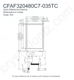 CFAF320480C7035TC Mechanical Drawing CFAF320480C7035TC Mechanical Drawing
