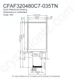 CFAF320480C7035TN Mechanical Drawing CFAF320480C7035TN Mechanical Drawing