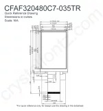 CFAF320480C7035TR Mechanical Drawing CFAF320480C7035TR Mechanical Drawing
