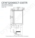CFAF320480C7035TR Mechanical Drawing CFAF320480C7035TR Mechanical Drawing